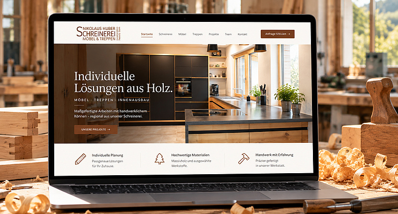 Webseiten für Handwerksbetriebe